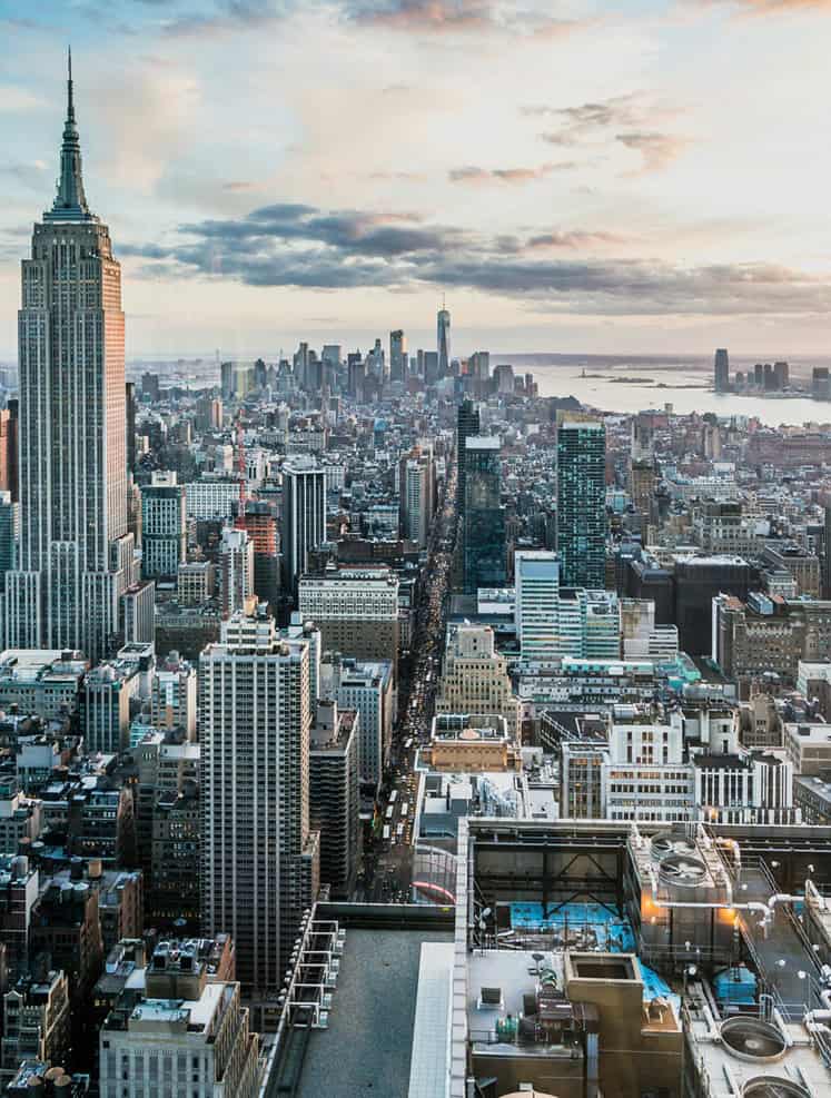 most accessible cities - The Most Accessible Cities in the World Bird's eye view of Manhattan, New York City.