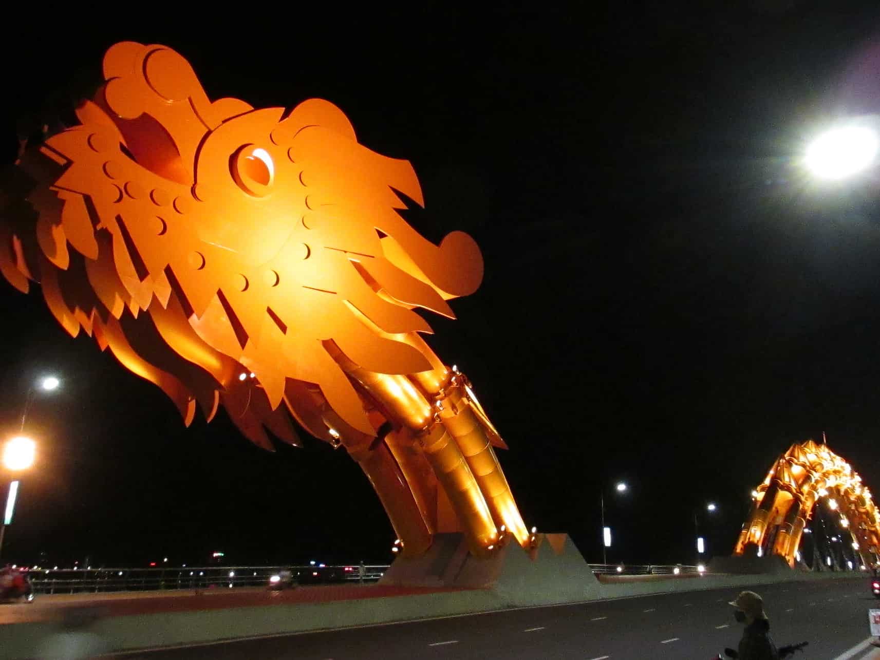 Da Nang attractions - Da Nang Attractions, Central Vietnam Dragon Bridge in Da Nang, Vietnam.