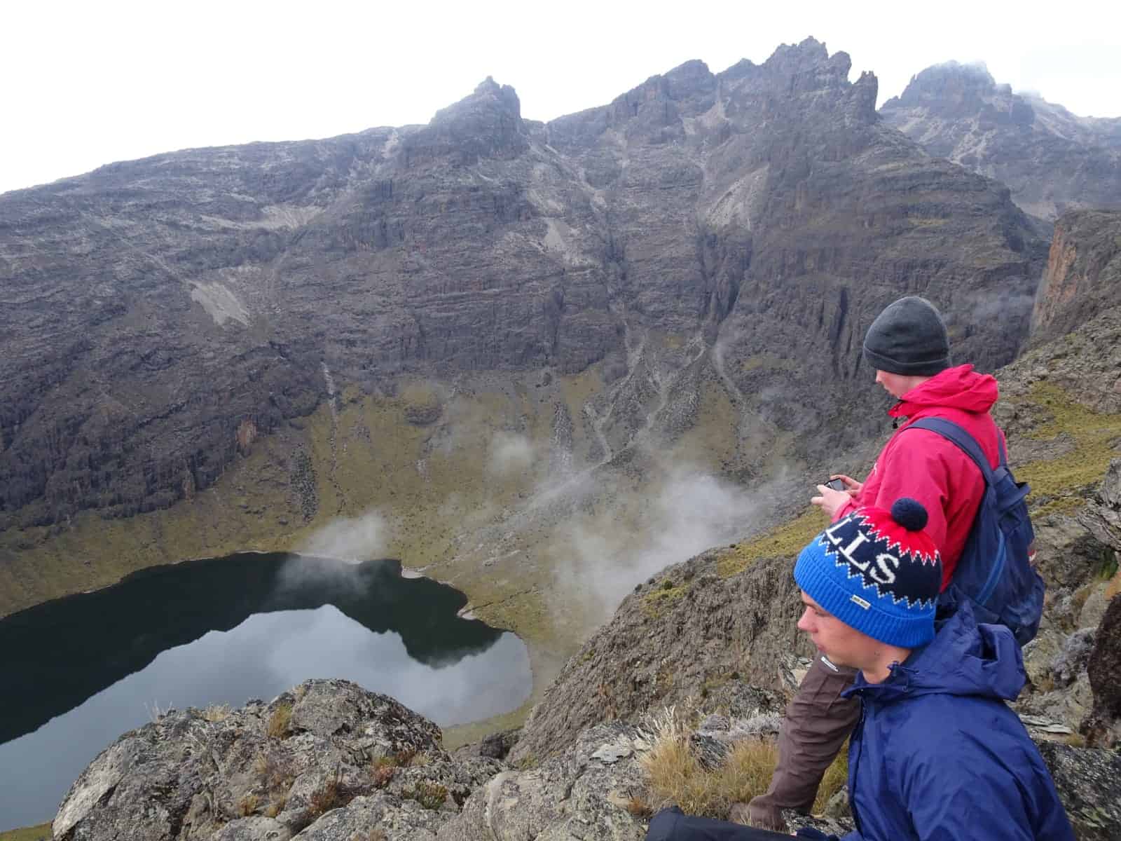 Mount Kenya - How to Trek to Point Lenana on Mount Kenya Hiking Sirimon Route Mount Kenya