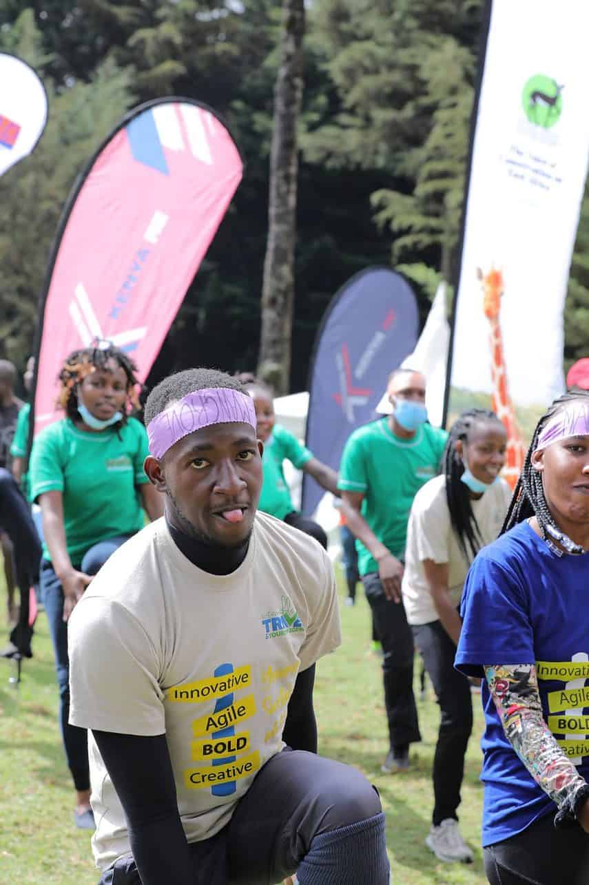 forest challenge - Tourism for a Cause: The Forest Challenge Young change makers warming up for the challenge
