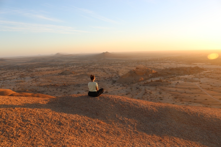 Damaraland and Spitzkoppe - Visiting Damaraland and Spitzkoppe, Namibia Sunset in Spitzkoppe in Namibia