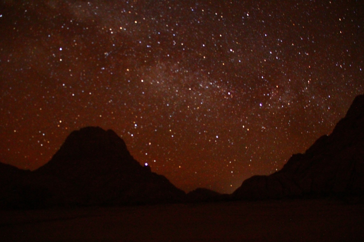 Damaraland and Spitzkoppe - Visiting Damaraland and Spitzkoppe, Namibia Stars in Spitzkoppe