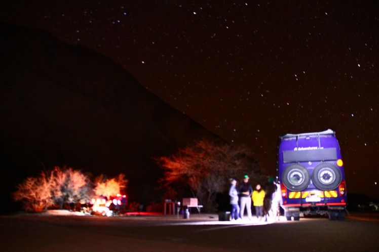 Damaraland and Spitzkoppe - Visiting Damaraland and Spitzkoppe, Namibia Nighttime in Spitzkoppe