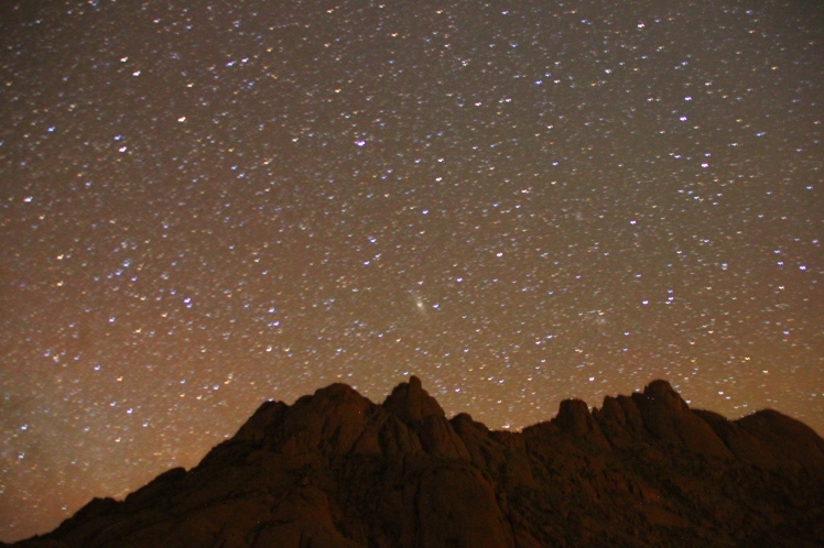 Damaraland and Spitzkoppe - Visiting Damaraland and Spitzkoppe, Namibia Nighttime in Spitzkoppe