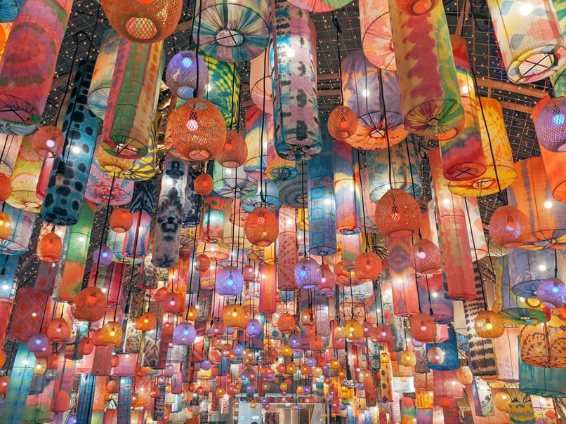 songkran festival - Why Thailand’s Songkran Festival Should Be on Your Travel Bucket List Lanterns in Bangkok, Thailand.
