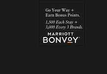 Marriott Bonvoy bonus points.