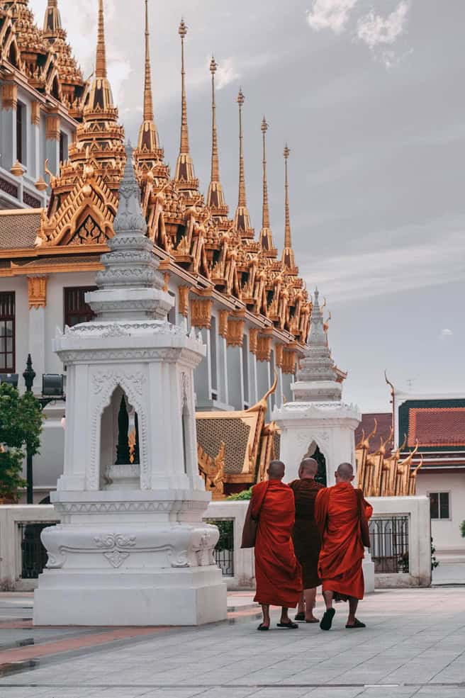 songkran festival - Why Thailand’s Songkran Festival Should Be on Your Travel Bucket List Monks in Thailand.