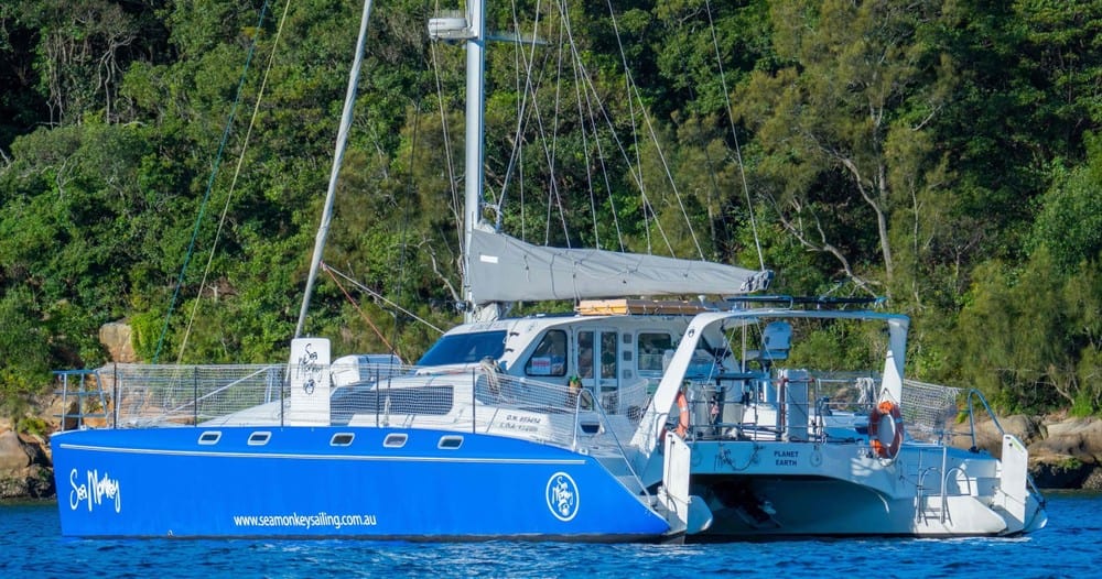 Sea Monkey Catamaran in Sydney, Australia.