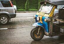 Tuk Tuk in Bangkok, Thailand.