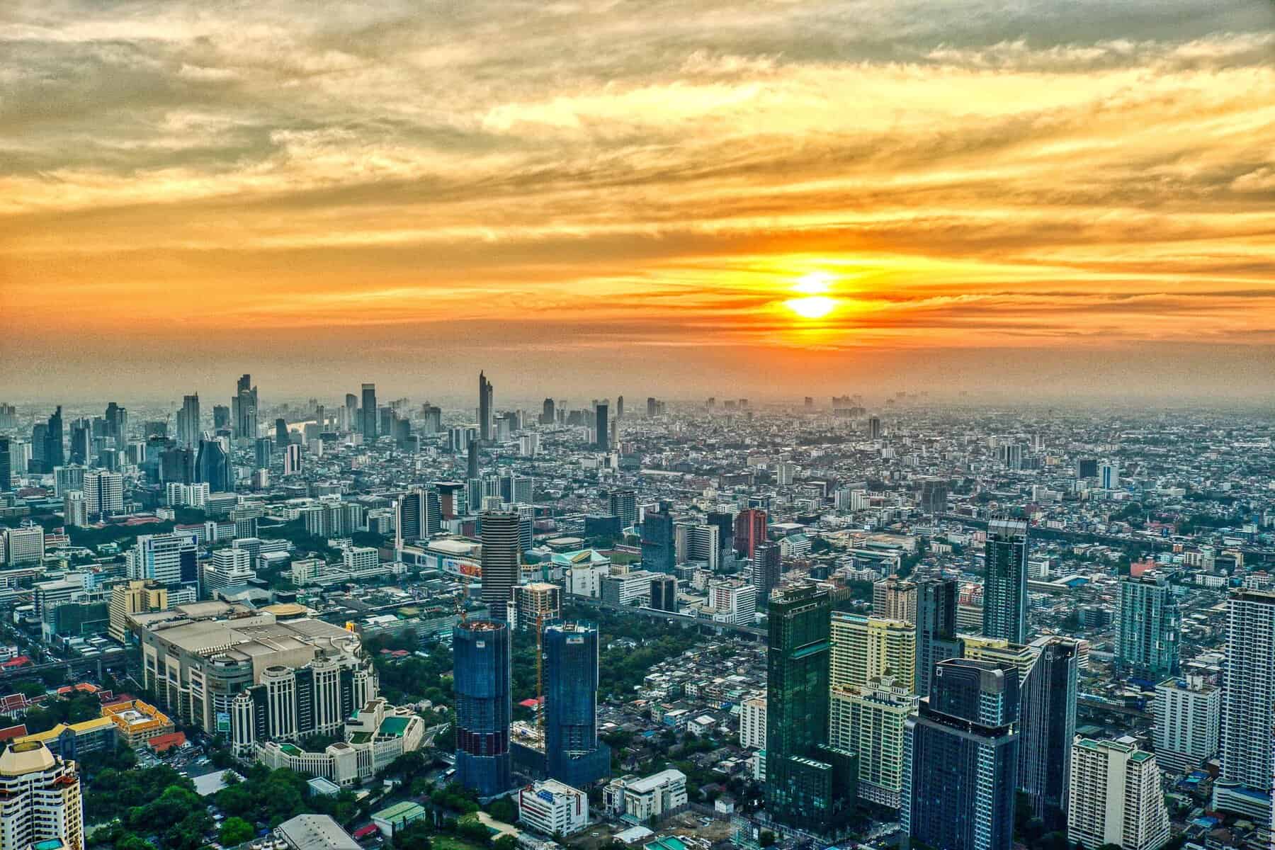 wed in thailand - Top Reasons to Wed in Thailand’s Paradise The skyline of Bangkok at dusk.