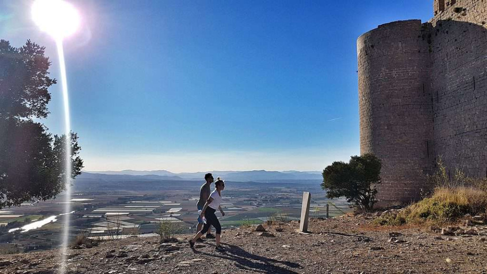 Hike to the castle of Montgri, Costa Brava, Spain