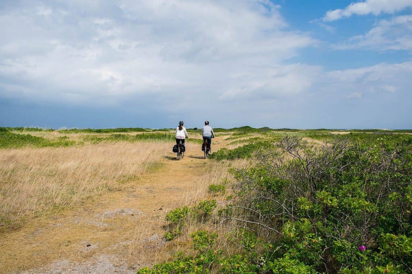 Biking to the top of Endelave, Horsens, Denmark
