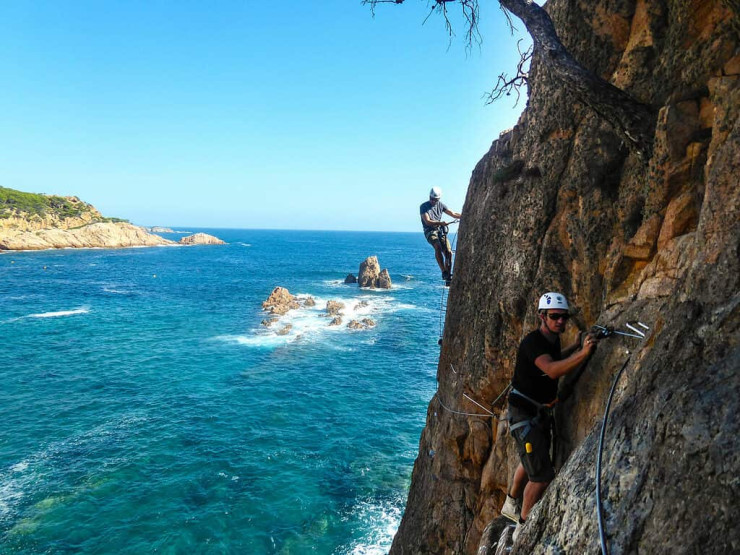 Via Ferrata above the sea - Costa Brava, Spain