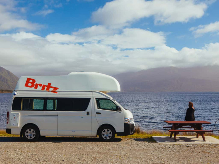 Britz action pod camper van, New Zealand