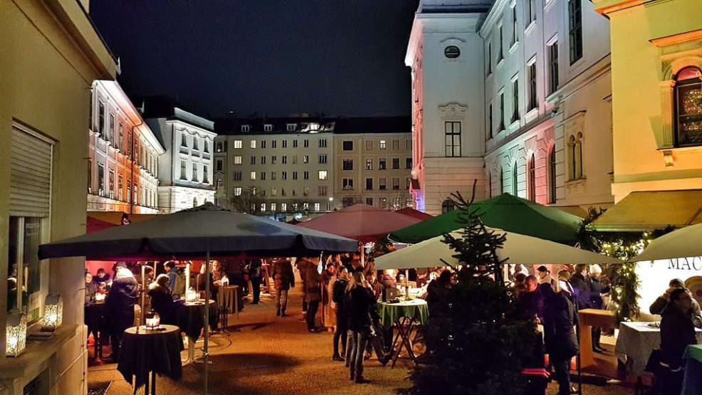 Advent in the Joanneumsviertel in Graz, Austria.