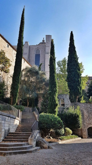 Old town of Girona, Costa Brava, Spain