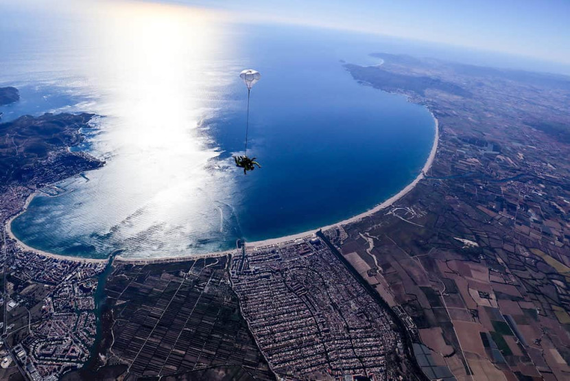 Skydiving at Empuriabrava, Spain