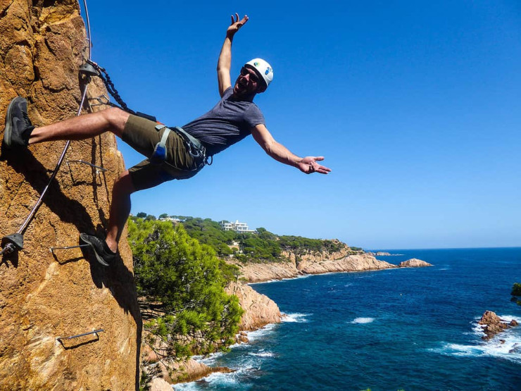 Via Ferrata in Costa Brava, Spain