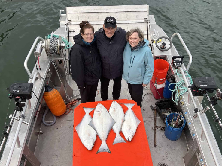 More Halibut at the Treehouse Cove Lodge in Alaska, USA.